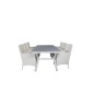 Virya Dining Table - White Alu / Grey Glass - Big Table+Malin Carmstol