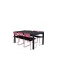 Marbella-pöytä 160/240 - Musta/musta, Lina Dining Chair Pink_6