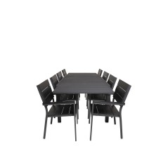 Marbella-pöytä 160/240 - Black/Black, Levels Chair