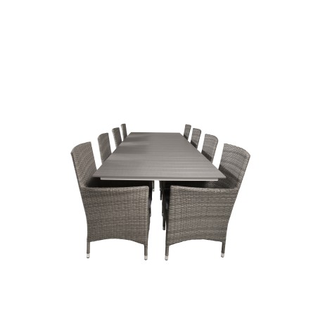 Levels Table 229/310 - White/GreyMalin Armchair - Grey/Grey_8