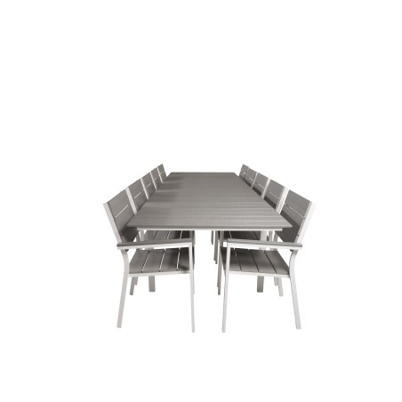 Levels Table 229/310 - White/GreyLevels Chair (stackable) - White Alu / Grey Aintwood_10