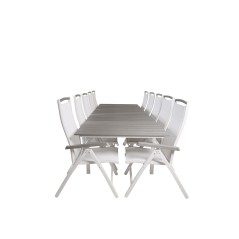 Levels Table 229/310 - White/GreyAlbany 5:pos Stol - Vit Aluminium/vit textilene/aintwood_10