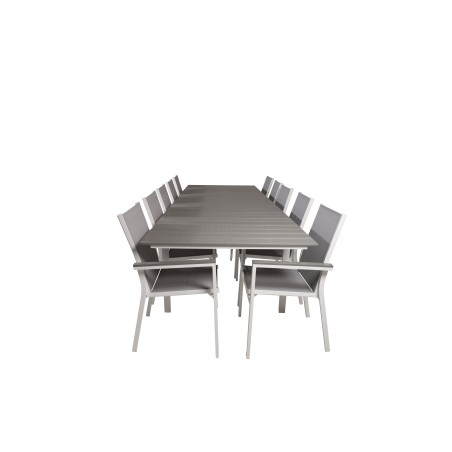 Levels Table 229/310 - White/GreyParma Chair - White/Grey_10