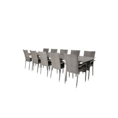 Levels Table 229/310 - White/GreyAnna Chair - Grey_10