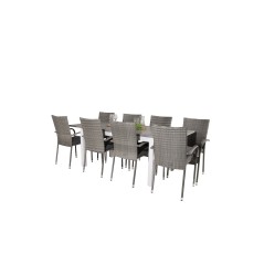 Albany Table - 160/240 - Valkoinen/GreyAnna Grey_8