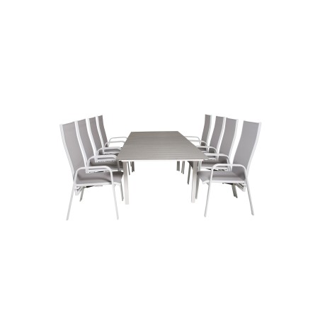 Levels Table 160/240 - White/GreyCopacabana Recliner Chair - White/Grey_8