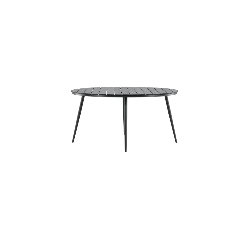Break - Matbord Round-svart / svart - Aluminium / Aintwood - 150Ø