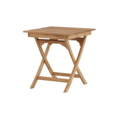 Ghana - Folding Table- Natural - Teak - 70*70cm