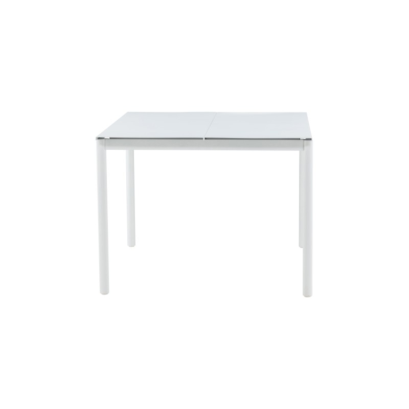 Modena - Ruokapöytä - Valkoinen - Alumiini - 150 * 100cm