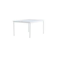 Modena - Ruokapöytä - Valkoinen - Alumiini - 150 * 100cm