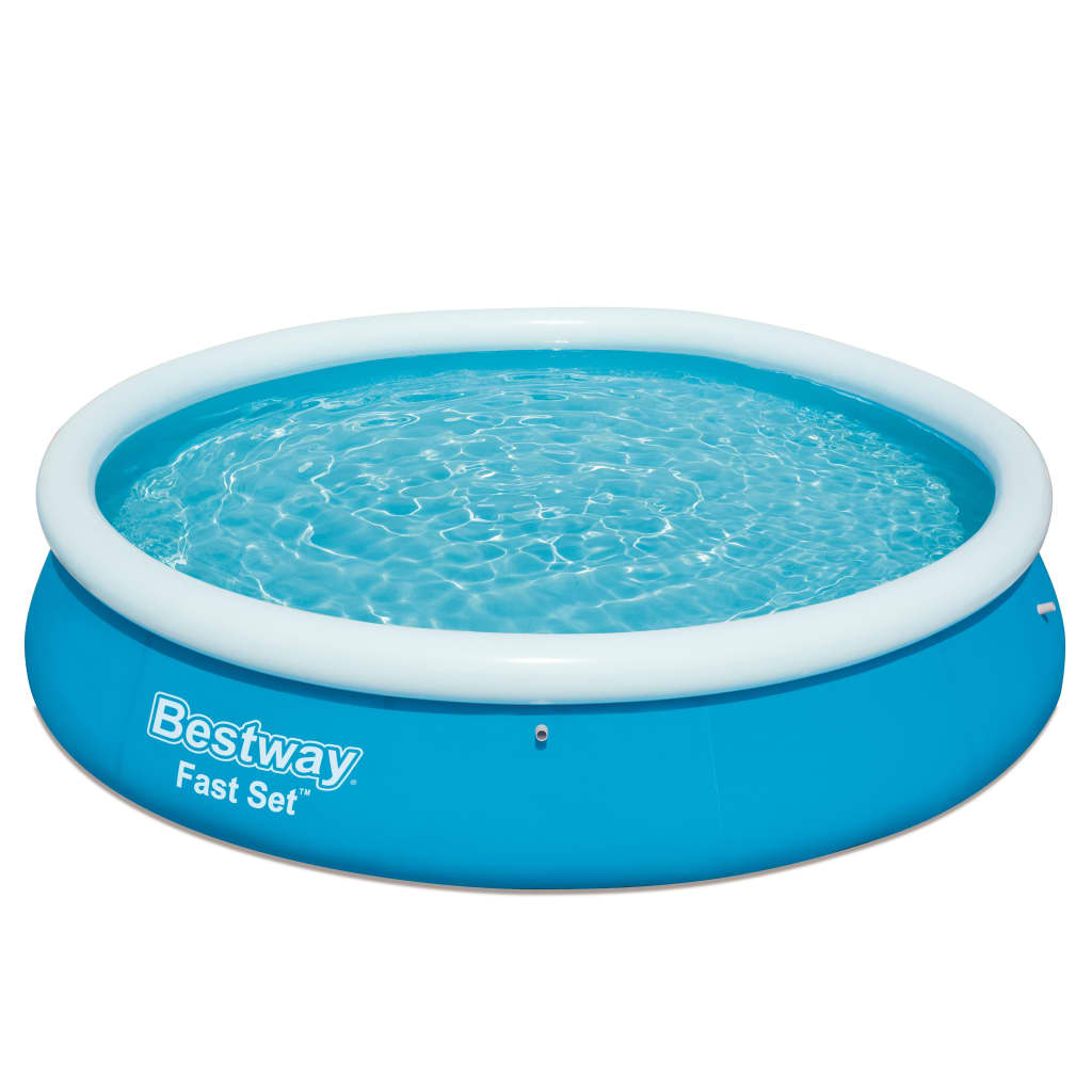 Bestway Pool uppblåsbar Fast Set rund 366x76 cm 57273