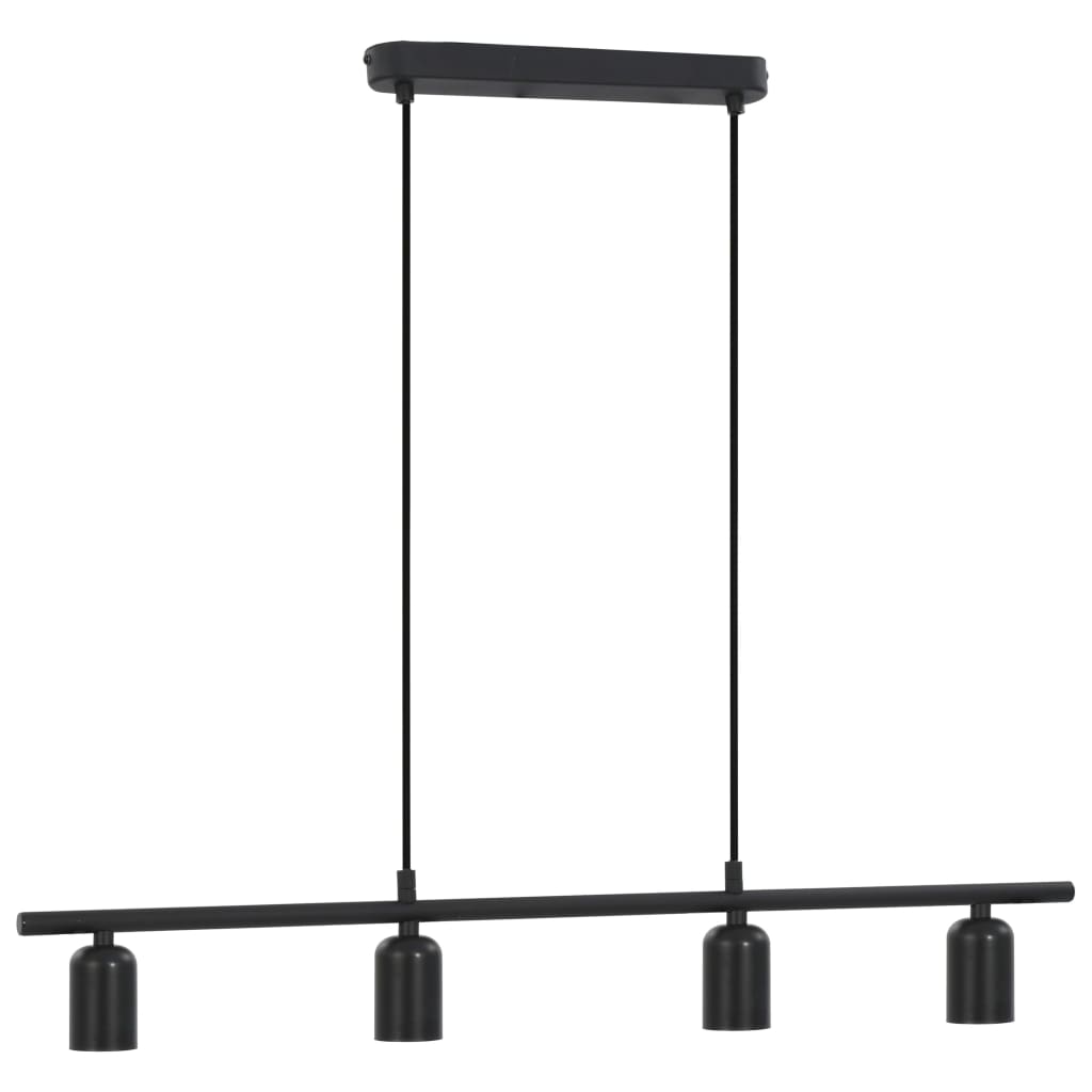 vidaXL Taklampa svart 80 cm E27