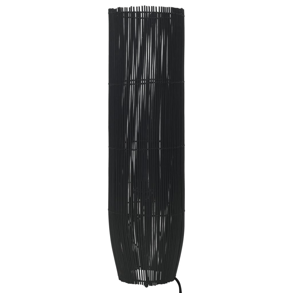 vidaXL Golvlampa pil svart 52 cm E27