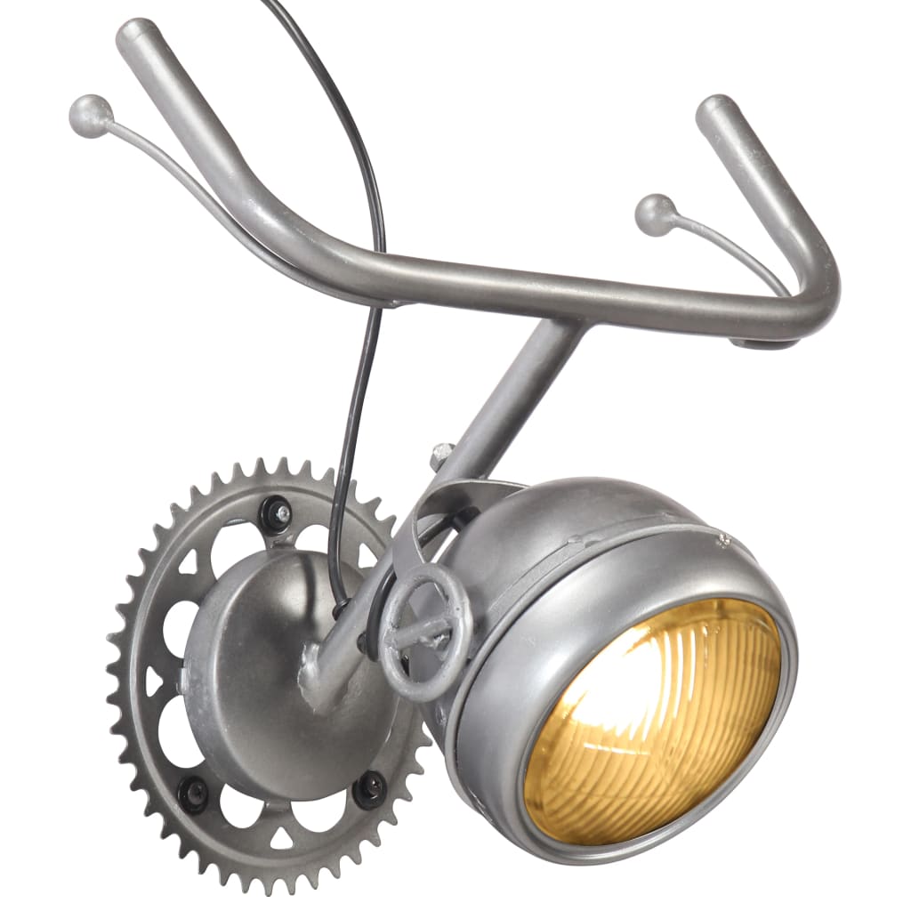 vidaXL Vägglampa med motorcykeldesign järn