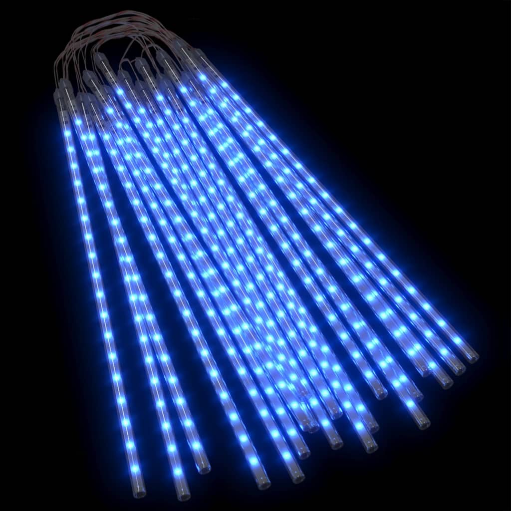 Meteorregn 20 st 50 cm 720 LED blå inne/ute