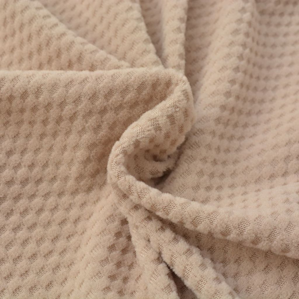 vidaXL Sofföverdrag piké stretch beige