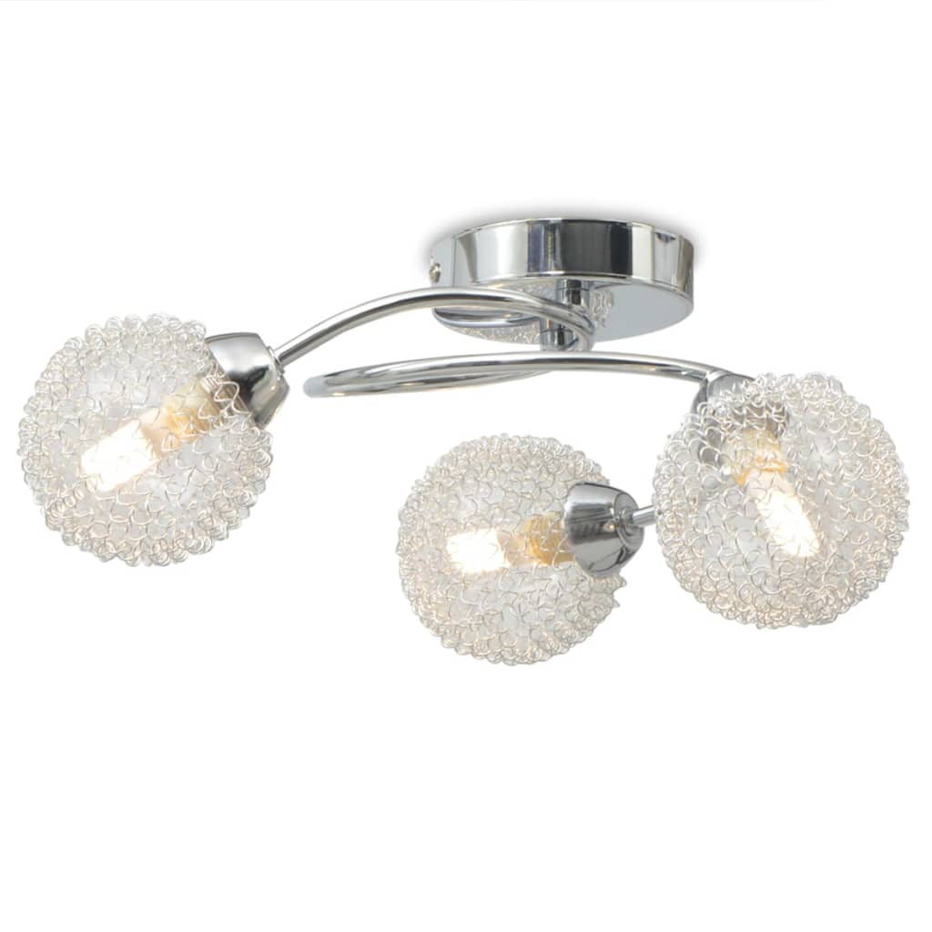 Taklampa med 3 LED-glödlampor G9 120 W