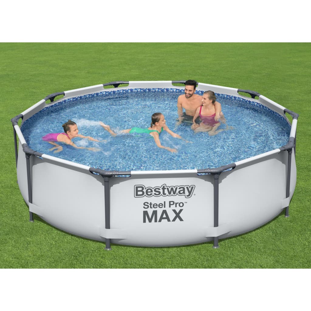 Bestway Pool med stålram Steel Pro MAX med tillbehör 305x76 cm