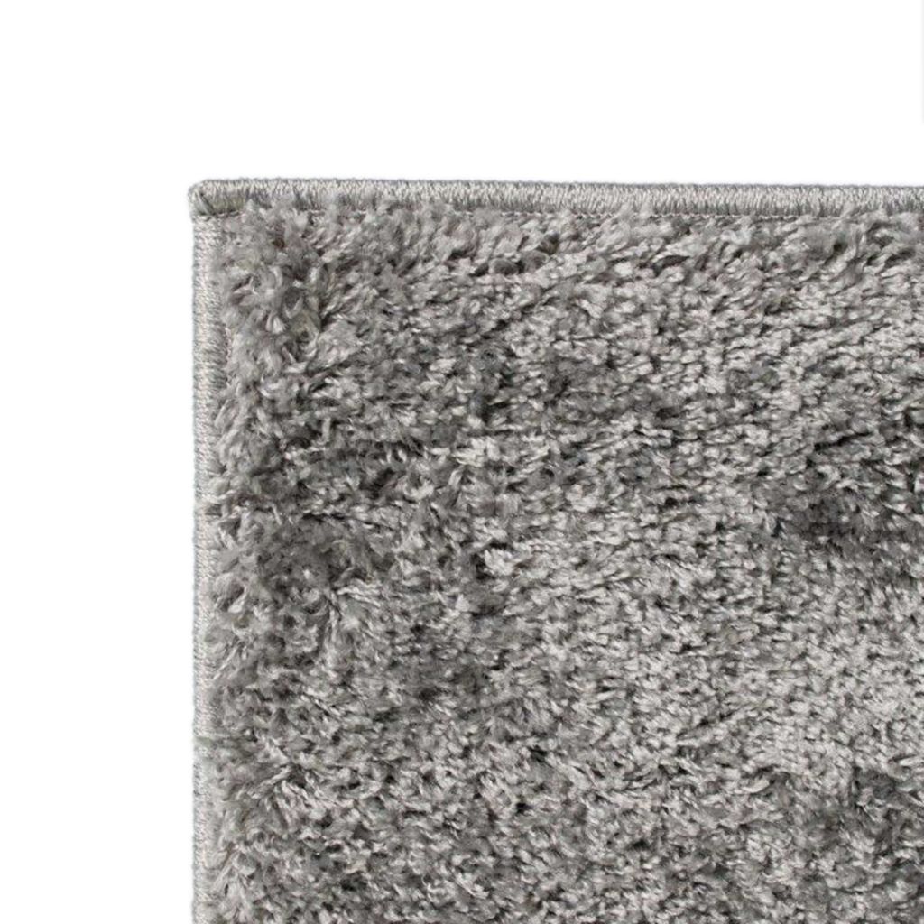 vidaXL Shaggy-matta 160x230 cm grå