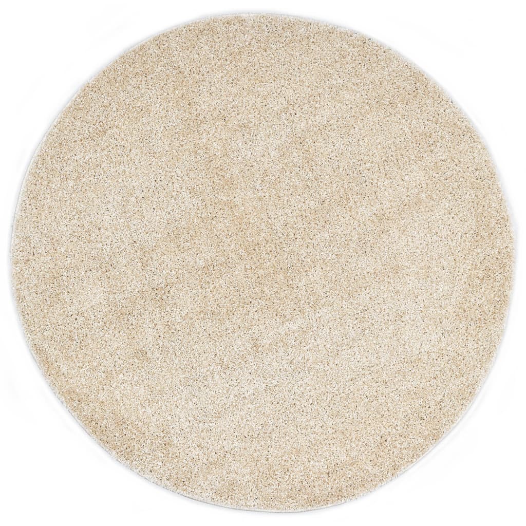 vidaXL Shaggy-matta 67 cm beige