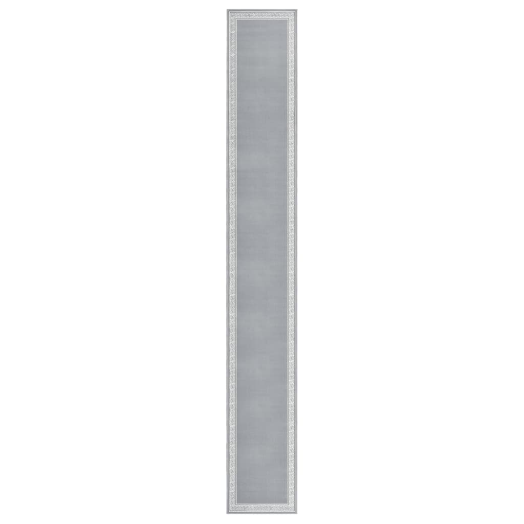  Gångmatta grå BCF med motivbård 60x500 cm