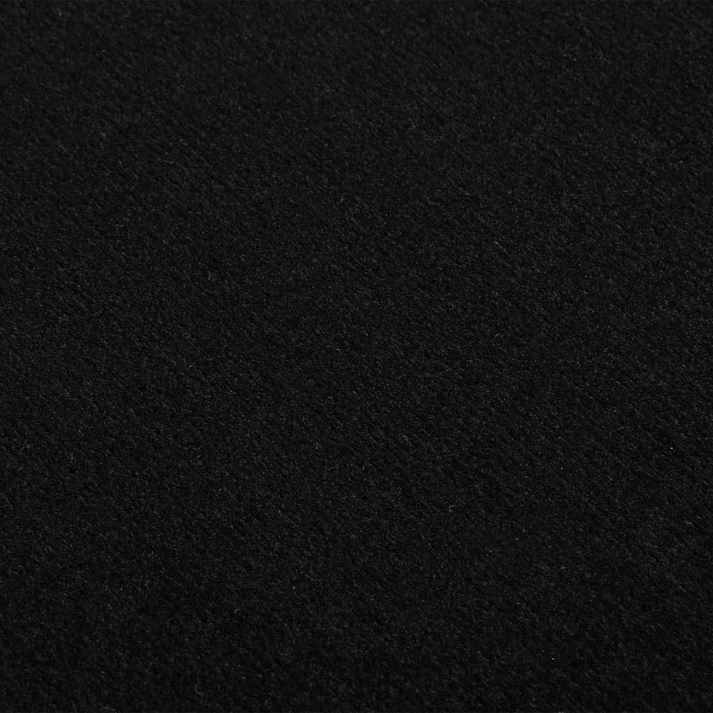  Gångmatta svart BCF med motivbård 100x350 cm
