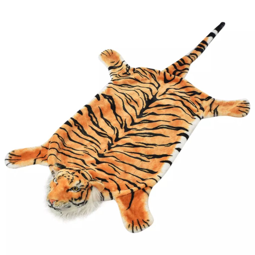  Tigermatta plysch 144 cm brun