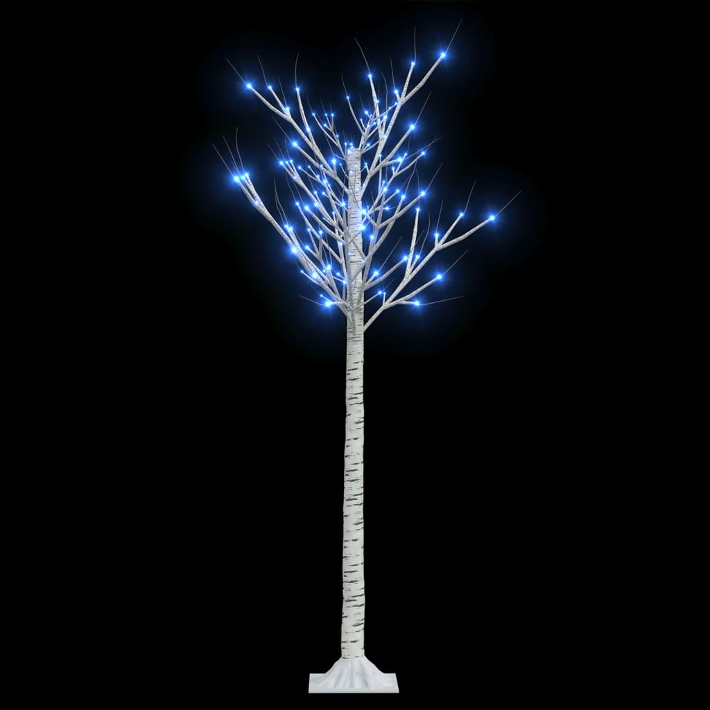  Plastgran 140 LED 1,5 m pil blått ljus inomhus/utomhus
