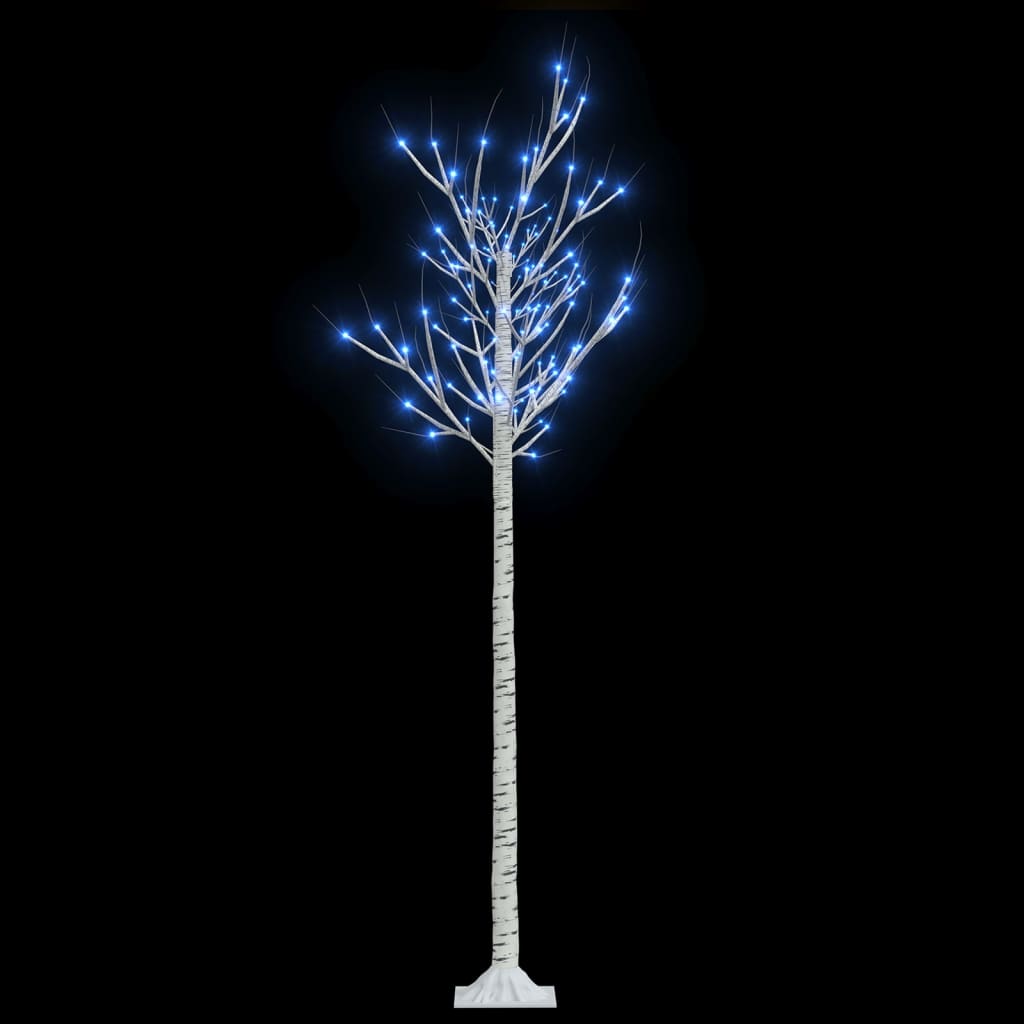  Plastgran 180 LED 1,8 m pil blått ljus inomhus/utomhus