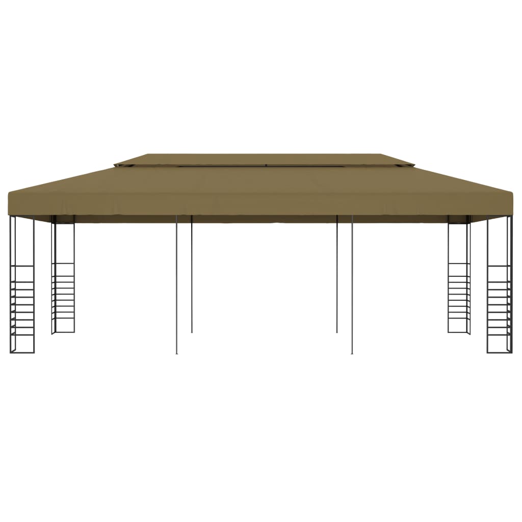  Paviljong 6x3x2,7 m taupe 180 g/m²