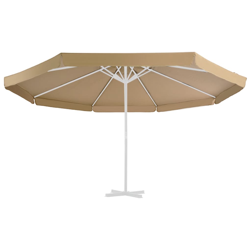  Reservtyg för parasoll taupe 500 cm