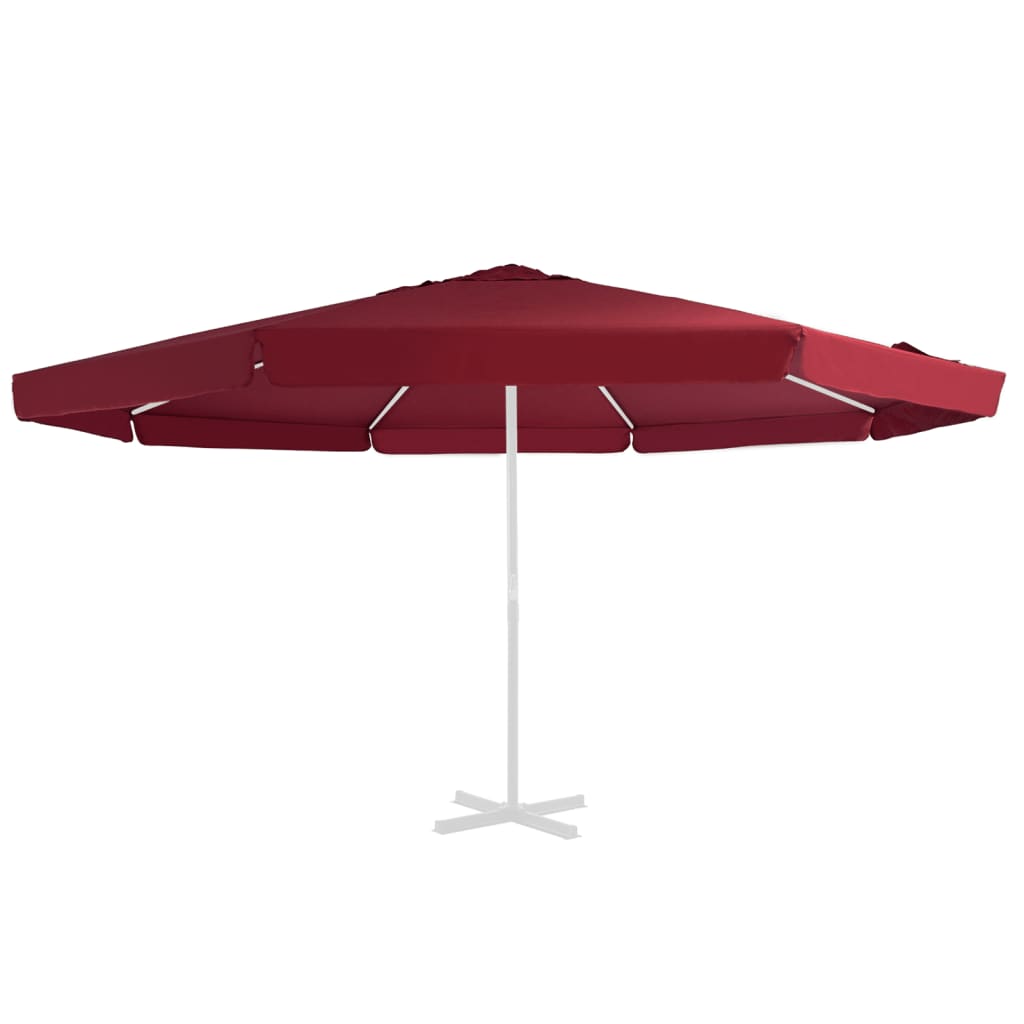  Reservtyg för parasoll vinröd 500 cm