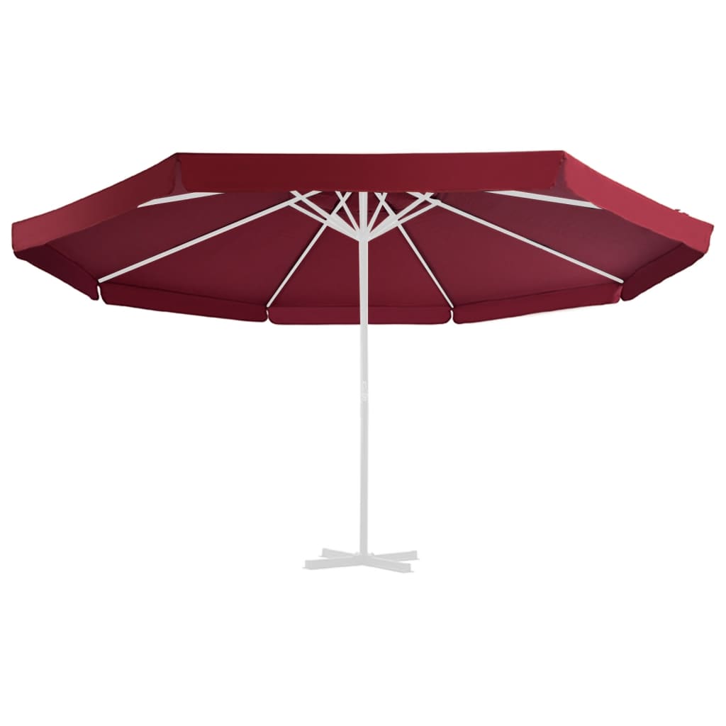  Reservtyg för parasoll vinröd 500 cm