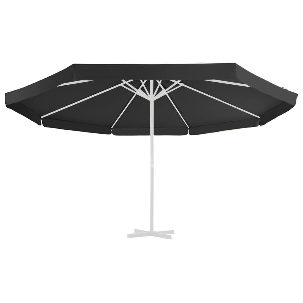  Reservtyg för parasoll svart 500 cm