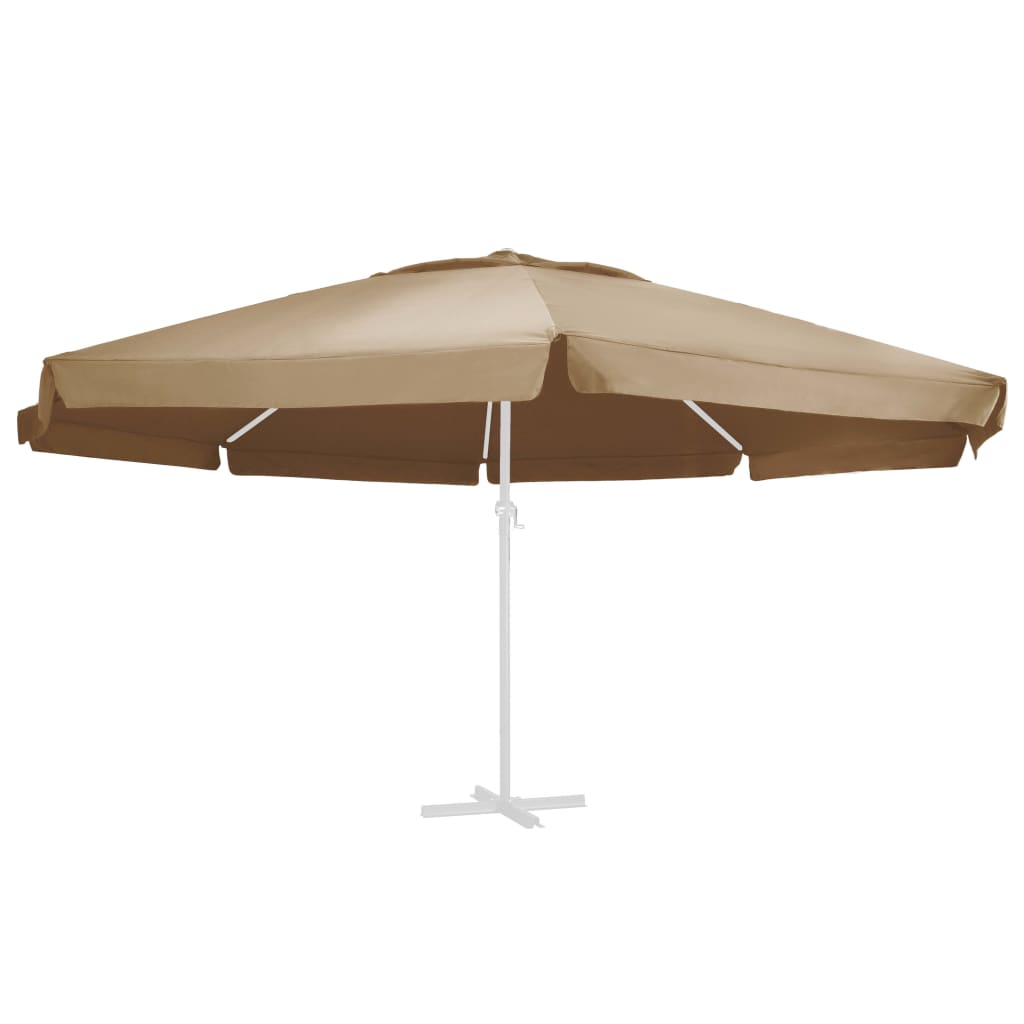  Reservtyg för parasoll taupe 600 cm
