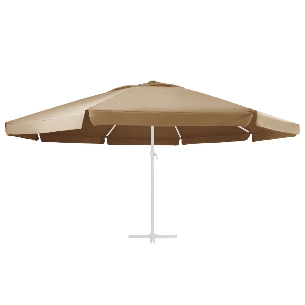  Reservtyg för parasoll taupe 600 cm