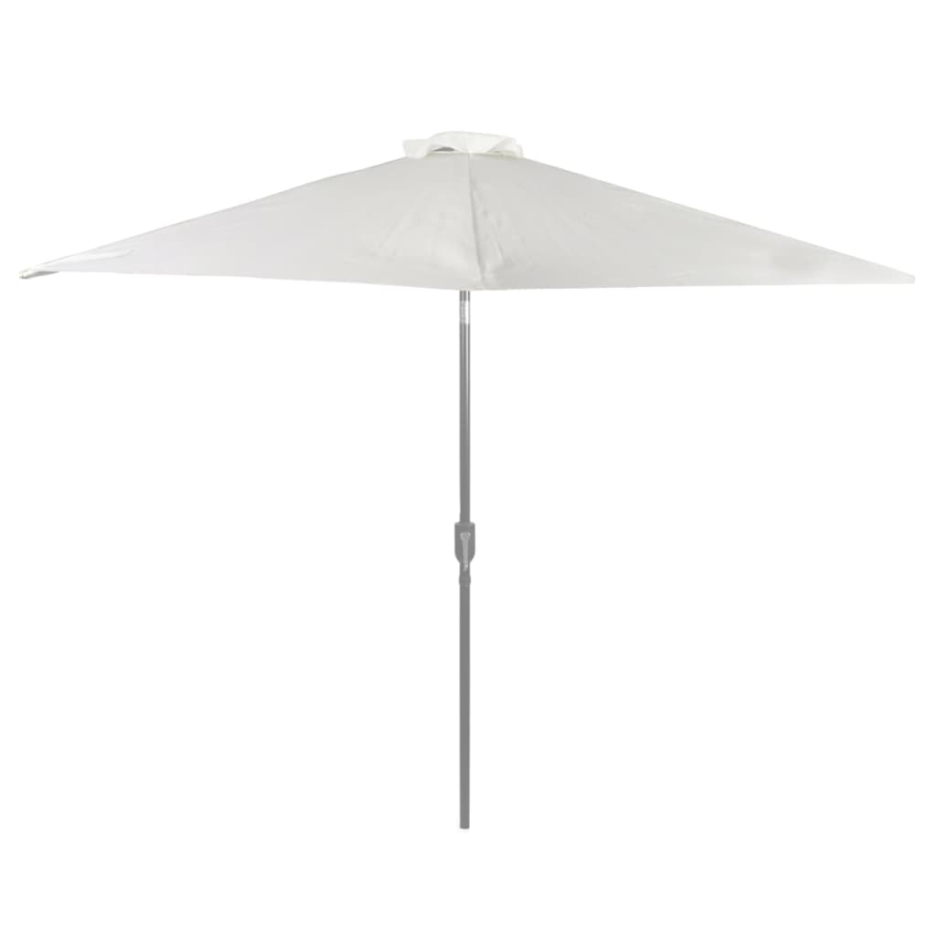  Reservtyg för parasoll sandfärgat vit 300 cm