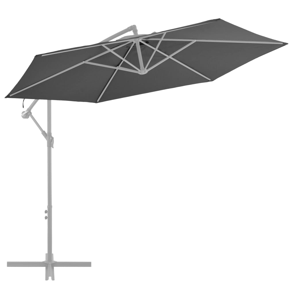  Reservtyg för frihängande parasoll antracit 300 cm