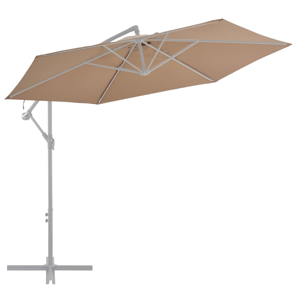  Reservtyg för frihängande parasoll taupe 300 cm