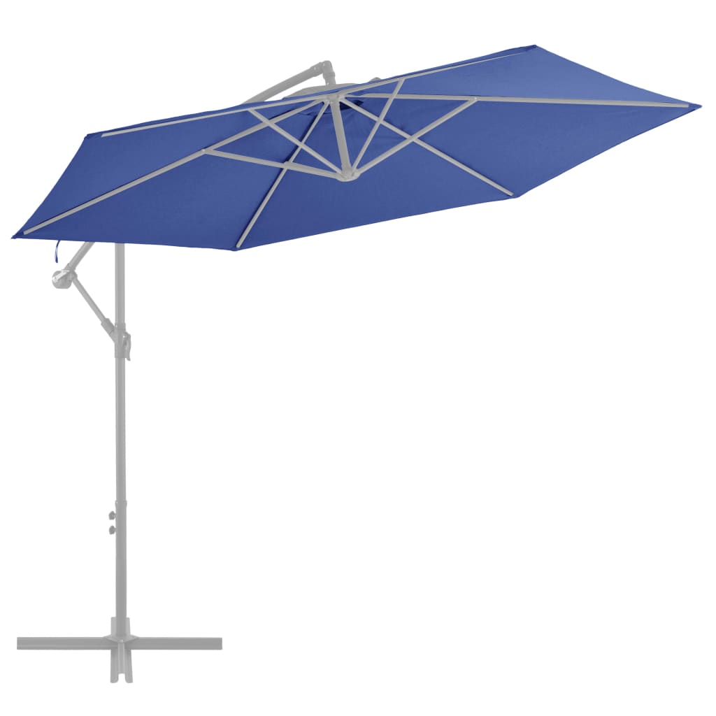  Reservtyg för frihängande parasoll azurblå 300 cm