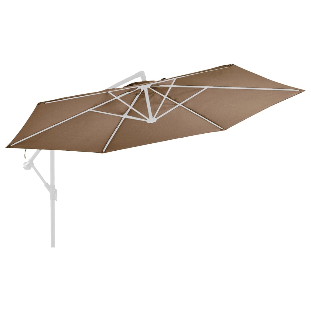  Reservtyg för frihängande parasoll taupe 350 cm
