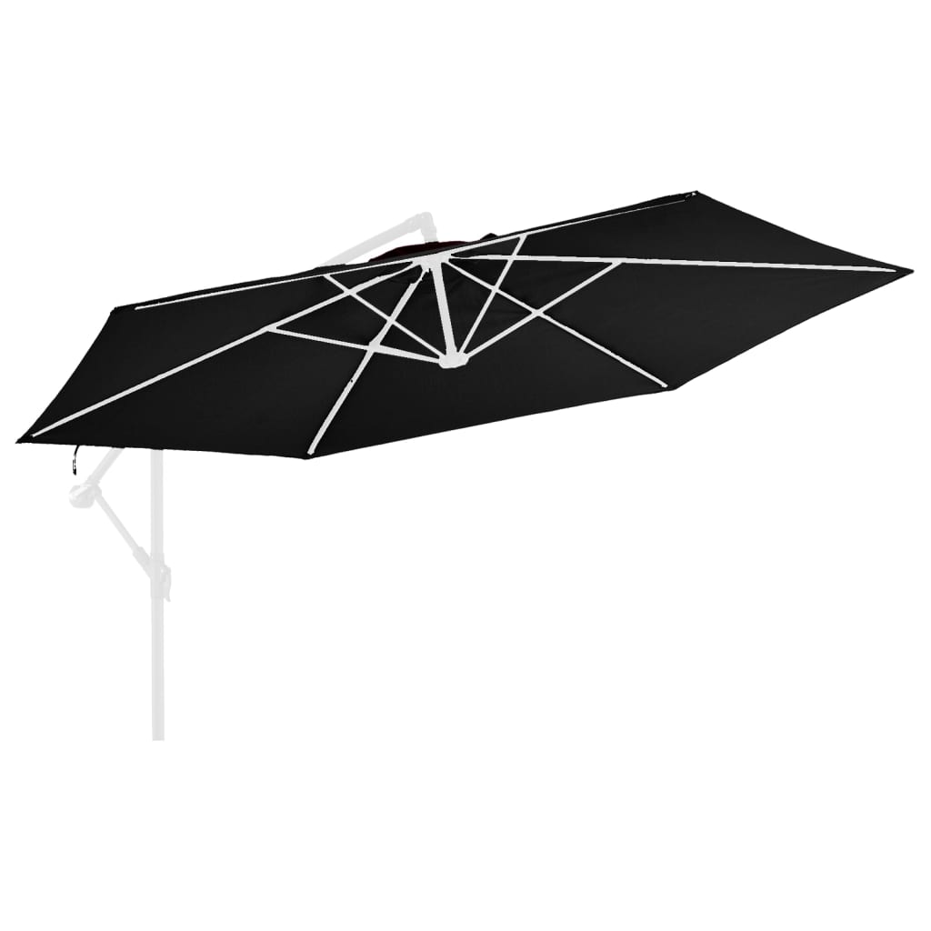  Reservtyg för frihängande parasoll svart 350 cm
