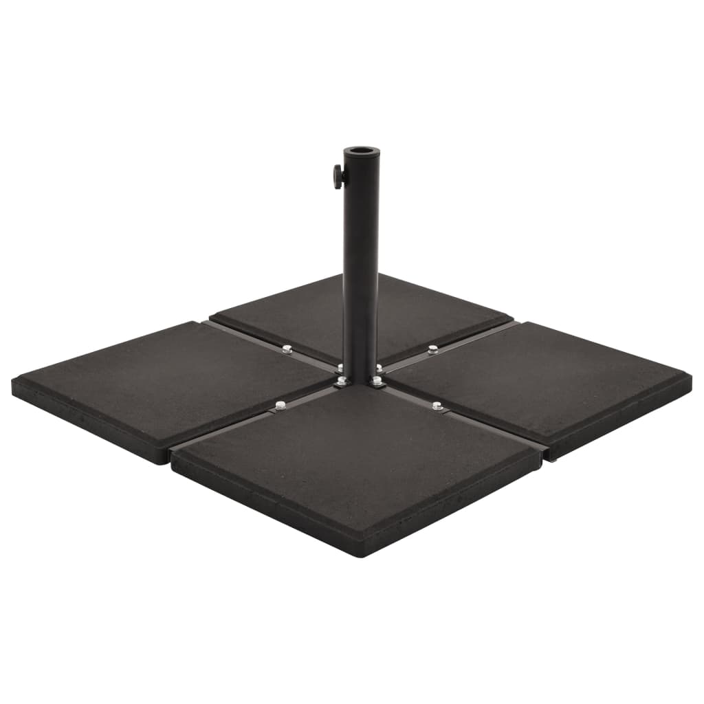  Viktplatta för parasoll svart betong fyrkantig 12 kg