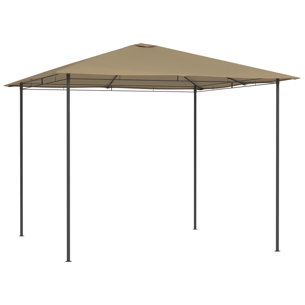  Paviljong 3x3x2,6 m taupe 160 g/m²