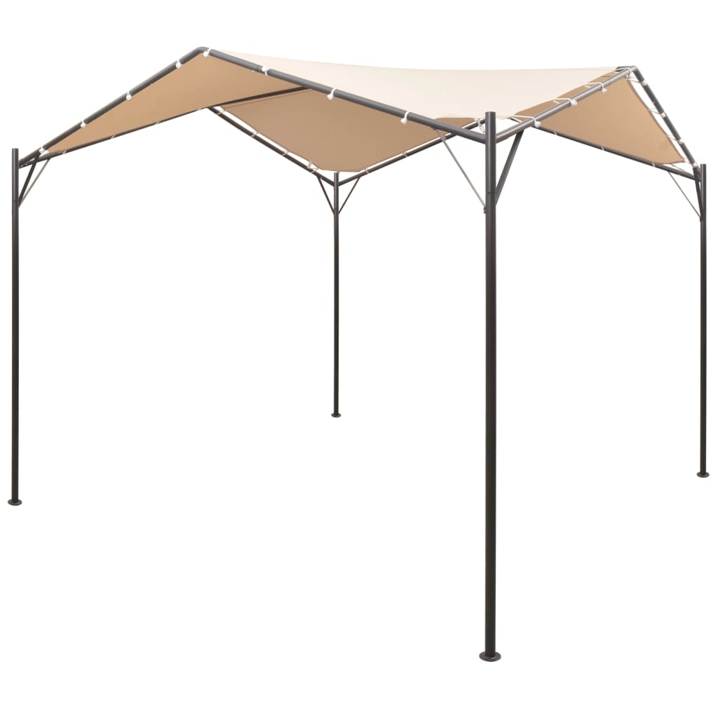  Paviljong 3x3 m stål beige