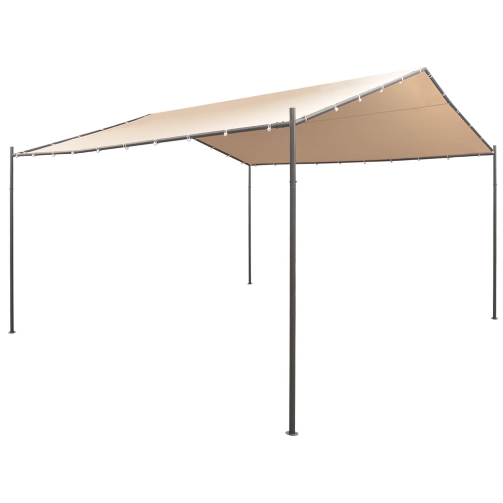  Paviljong 4x4 m stål beige