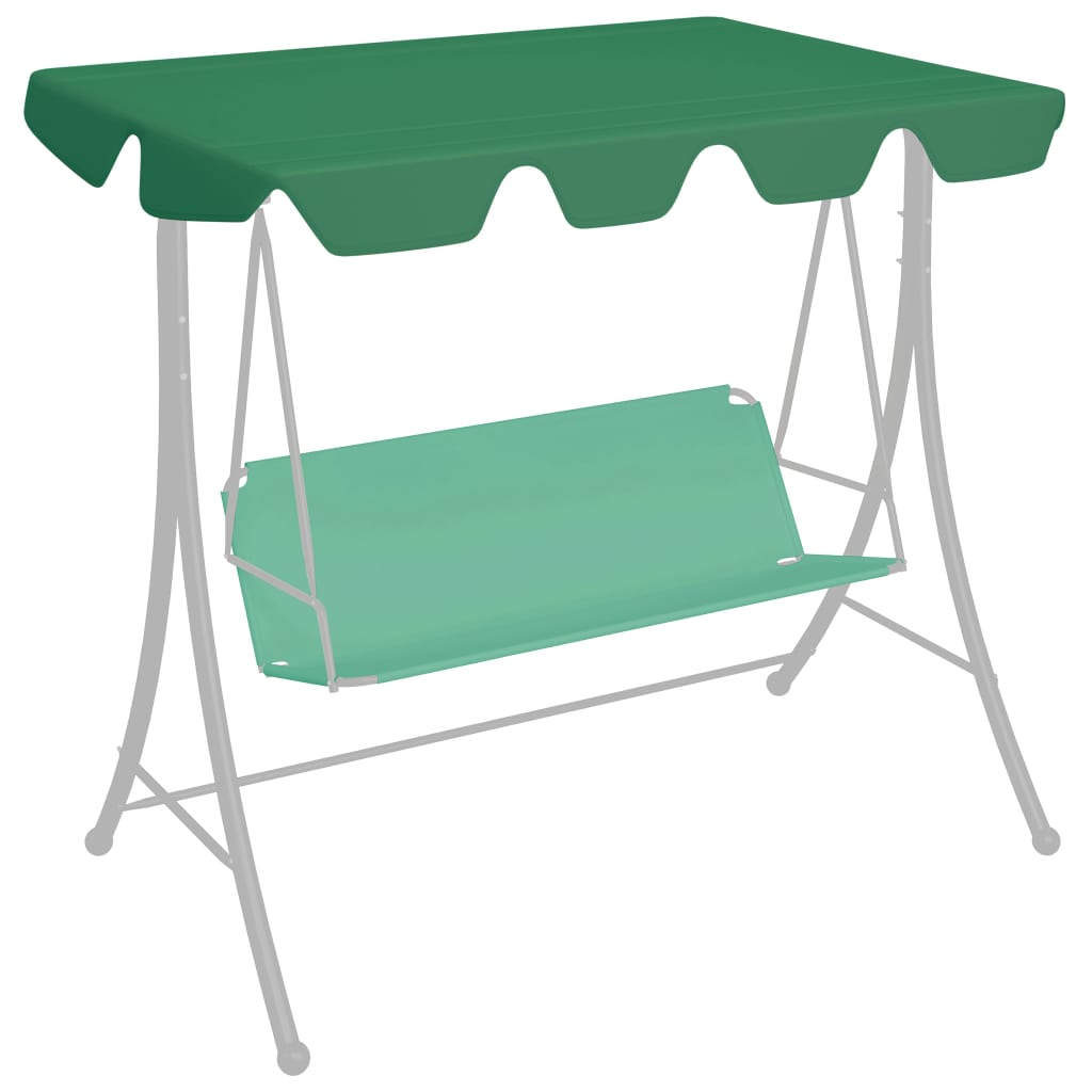  Reservtak för hammock grön 188/168x110/145 cm
