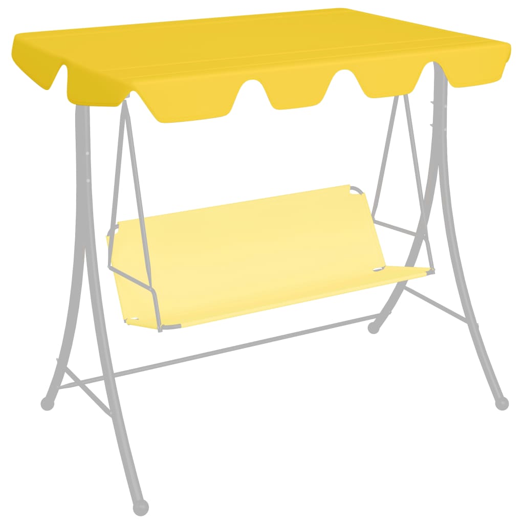  Reservtak för hammock gul 188/168x110/145 cm