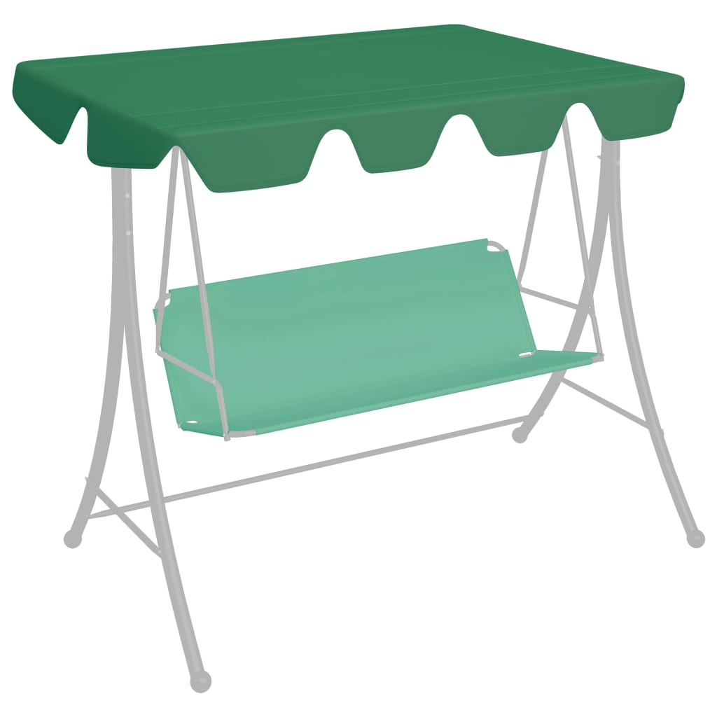  Reservtak för hammock grön 150/130x70/105 cm