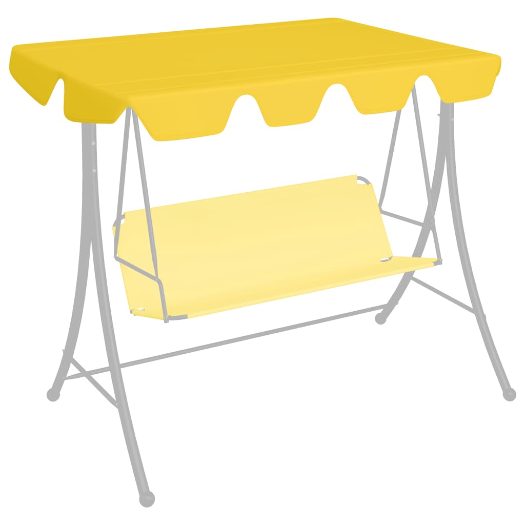  Reservtak för hammock gul 150/130x70/105 cm